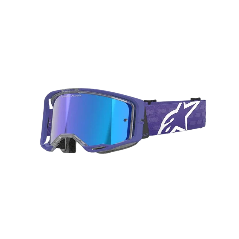 Alpinestars Vision 8 Corp MX-Brille Lila Verspiegelten Gläsern