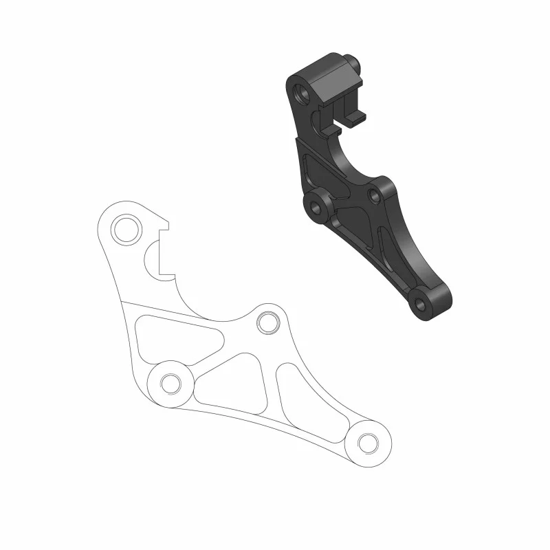 Supermoto Street Bremsscheiben-Adapterhalterung 320MM | Yamaha - Fantic