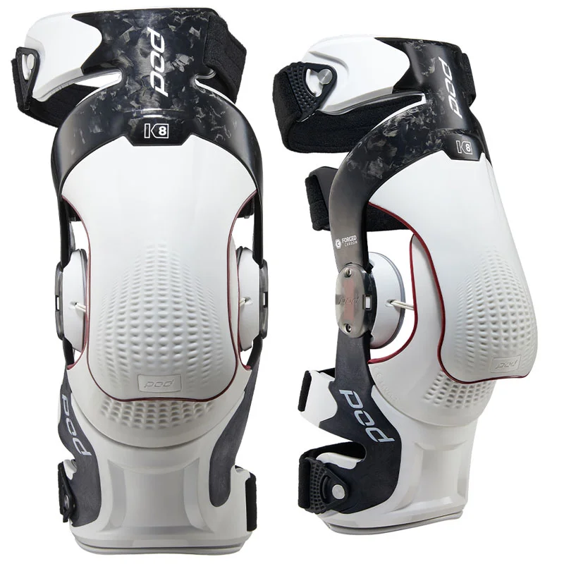 POD K8 3.0 Carbon Knee Brace Blanc