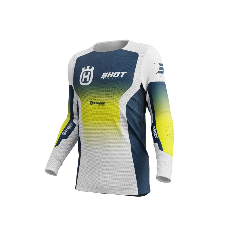 Jersey Shot Aerolite Husqvarna 2025 Blau