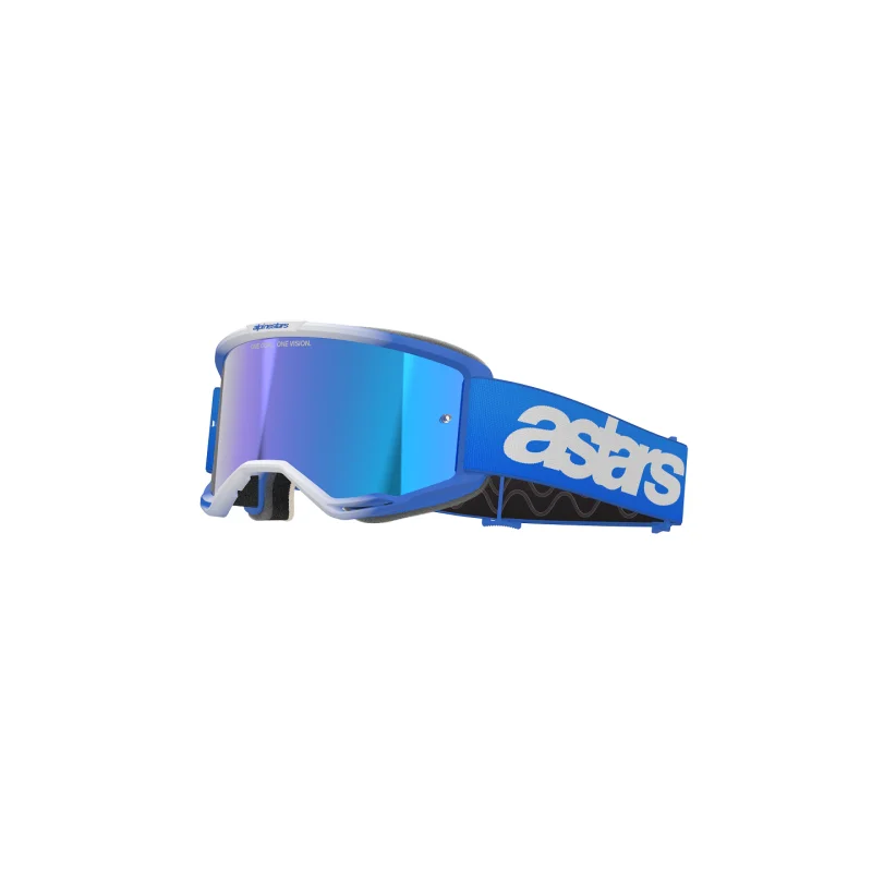 Maschera Alpinestars Vision 5 Blaze Blu a Specchio 5102125-7271-OS