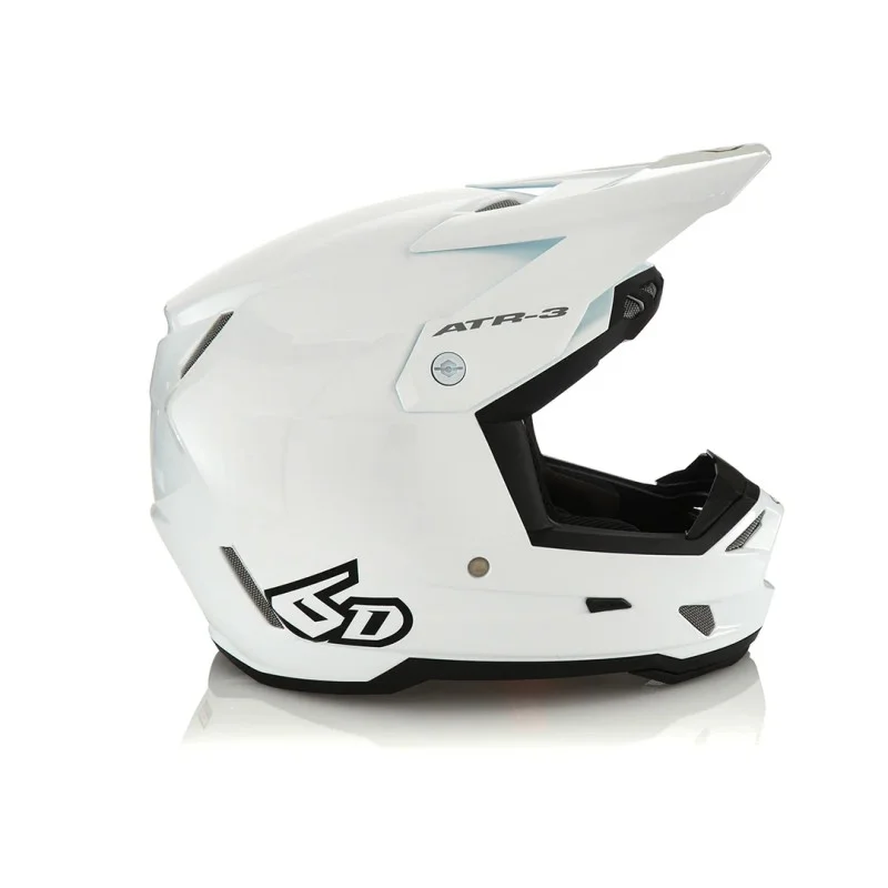 Casco 6D ATR 3 Solid bianco 13-002