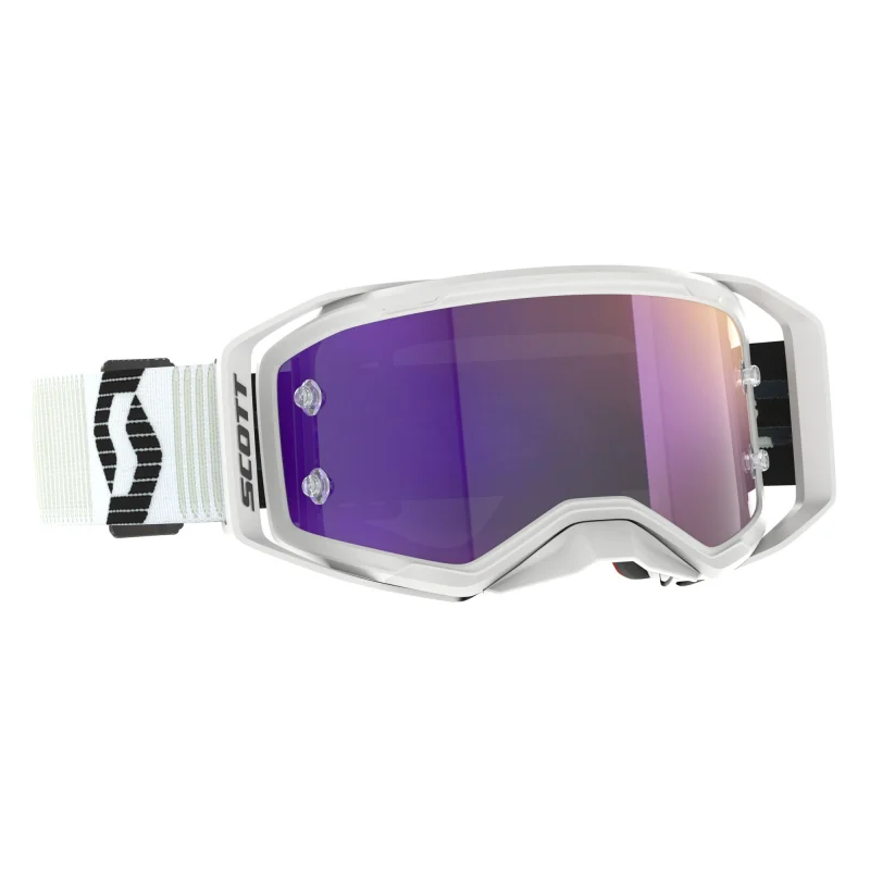 Scott Prospect 2.0 Goggle Black Bianca | Purple Chromo Works Lens 4214711035281 Scott Motocross Goggles