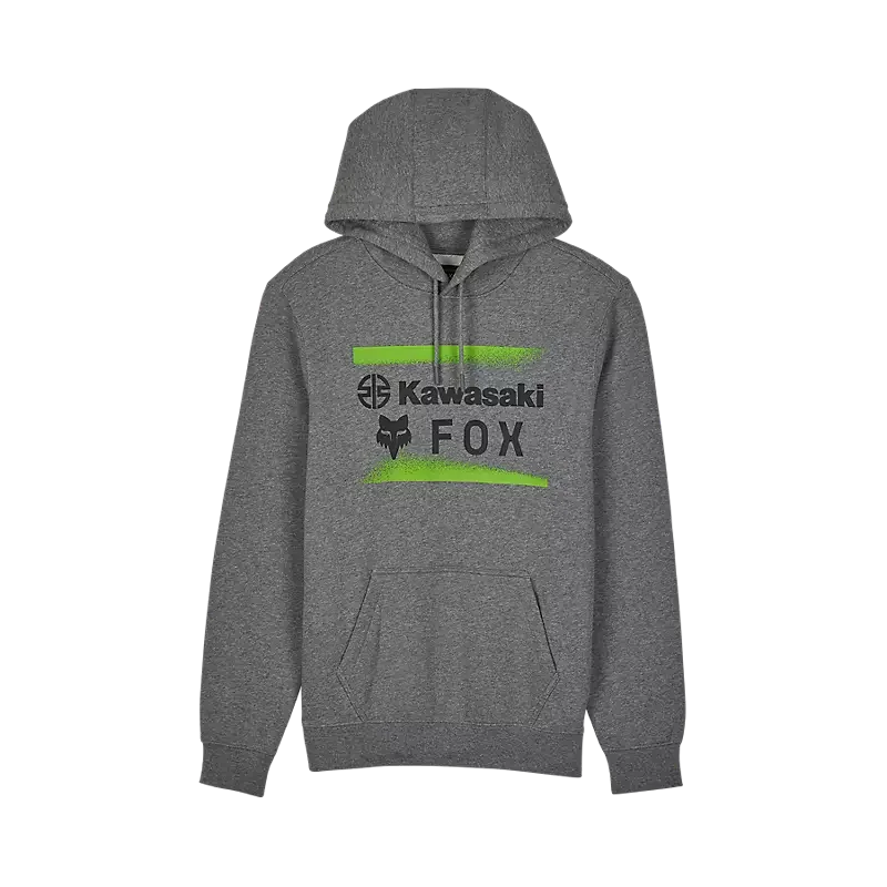 Fox x Kawasaki hoodie Graphite 32105-185 Fox hoodies-sweaters-Jacket-Pants