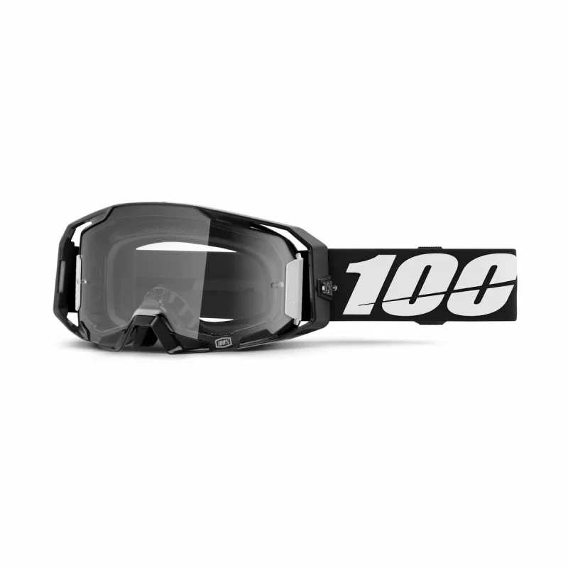 100% ARmatic Goggle Black Clear 26013810 100% Motocross Goggles