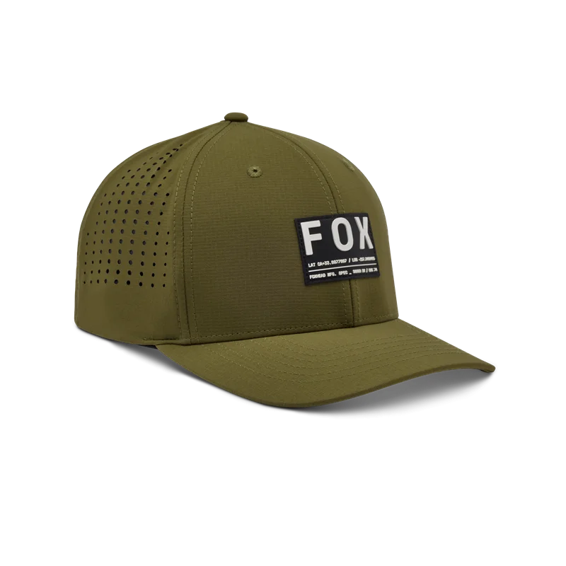 Fox Non Stop Tech Flexfit Olive Green Cap 31624-099 Fox Caps and beanies & socks & surf shorts