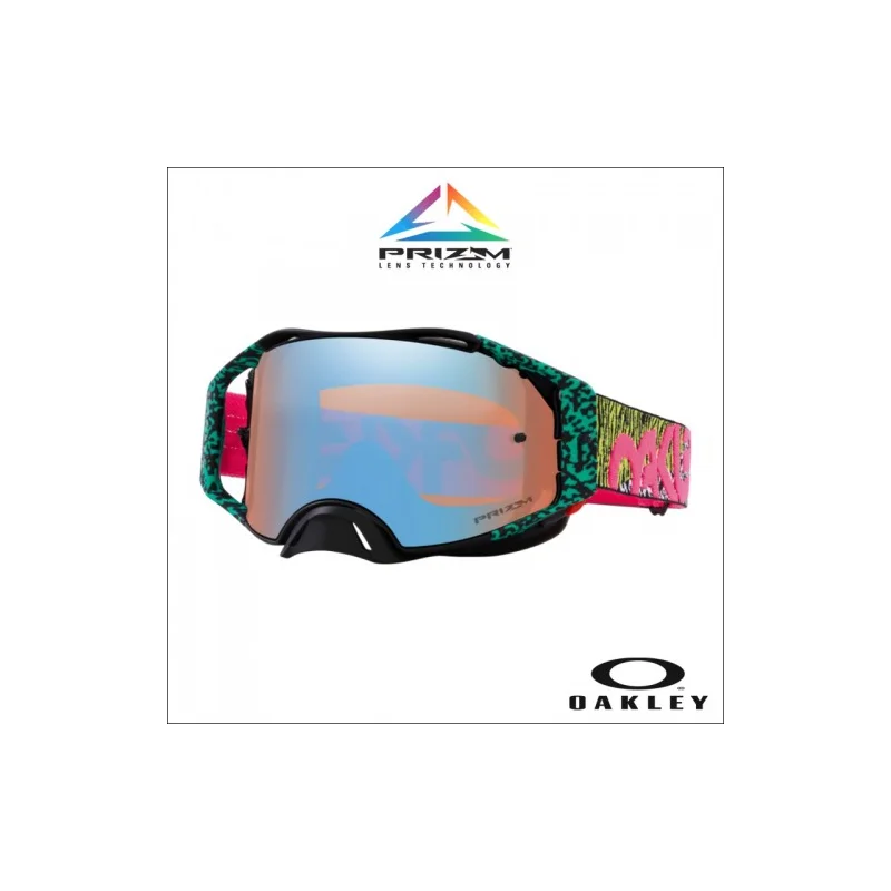 Goggle Oakley Airbrake MX Bengal Venom Prizm Sapphire Iridium OO7046-F8 Oakley Motocross Goggles