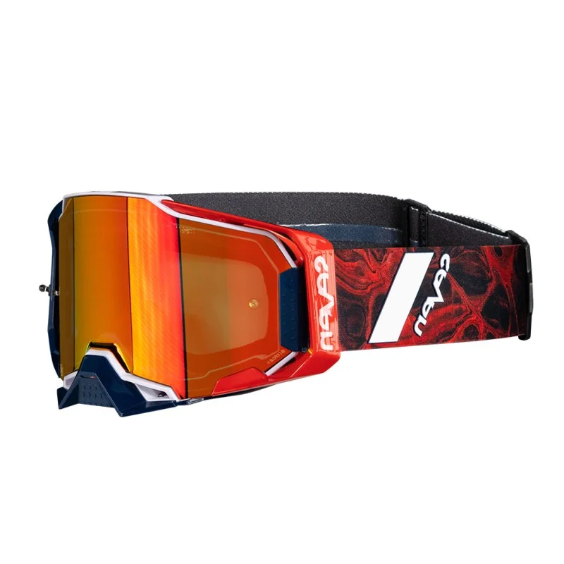 100% Armega Goggle x SEVEN Armega Onyx Red Navy 7MX-50005-00004 100% Motocross Goggles