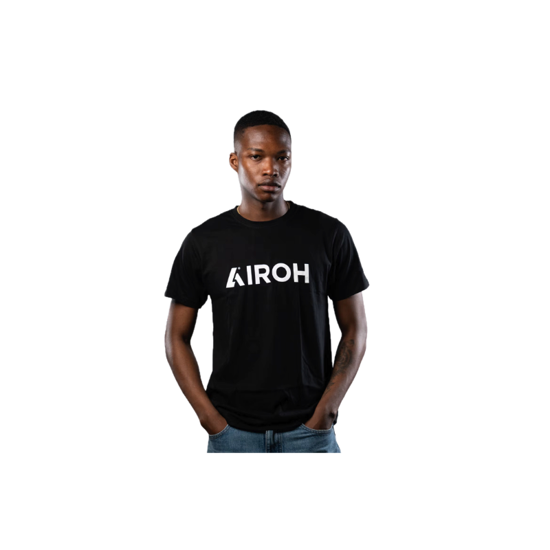 T-shirt Airoh Black 18MA40 Airoh  T-Shirt & Tank