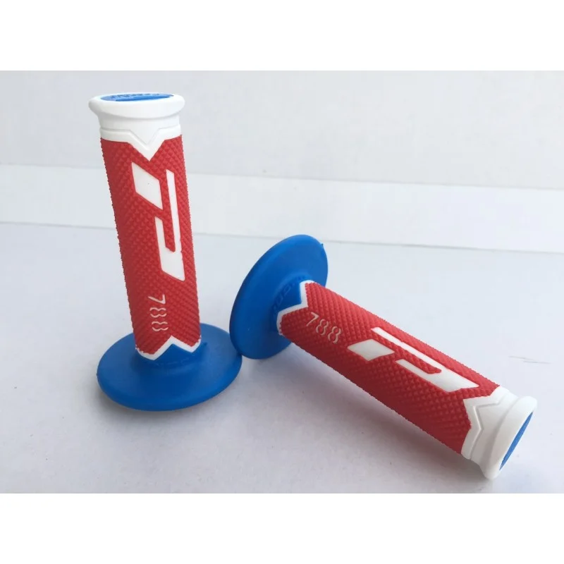 Grips Progrip 788 White Red Light bluee 6-788 WRB ProGrip  Poignées en caoutchouc