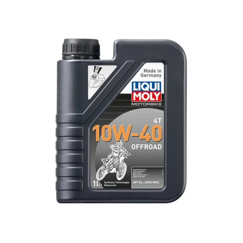 ENGINE OIL MOTORBIKE 4T 10W-40 SYNTHETIC TECHNOLOGY 1 LITER 36010464 Liqui Moly Huile moteur MX