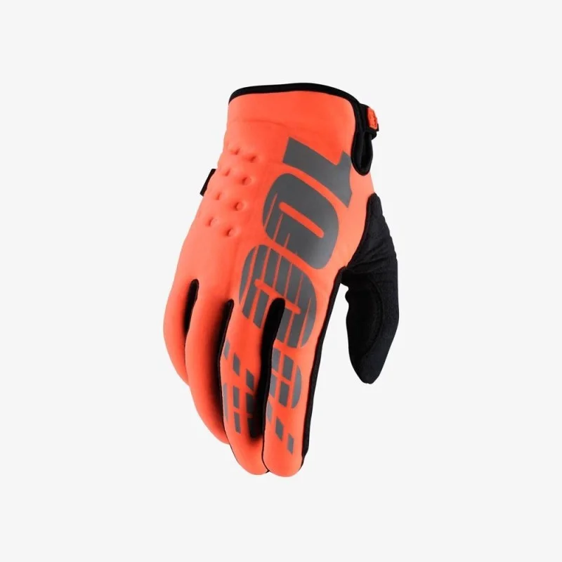 Winter Gloves 100% Brisker Orange 3776 100% Gloves