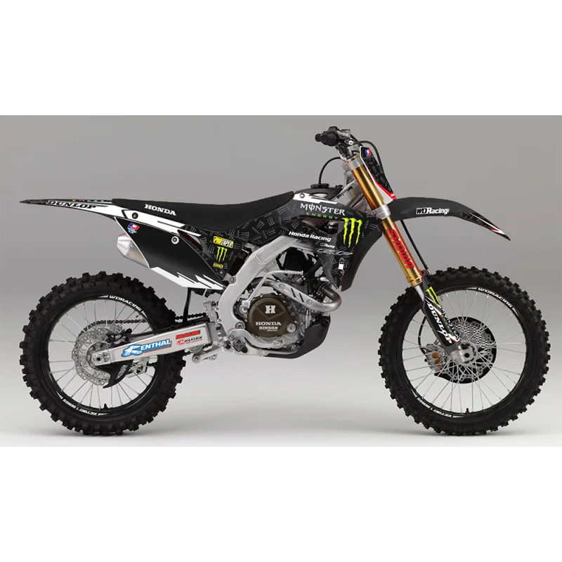 Graphics Kit Honda CR-CRF MONSTER Black WDD5  HONDA