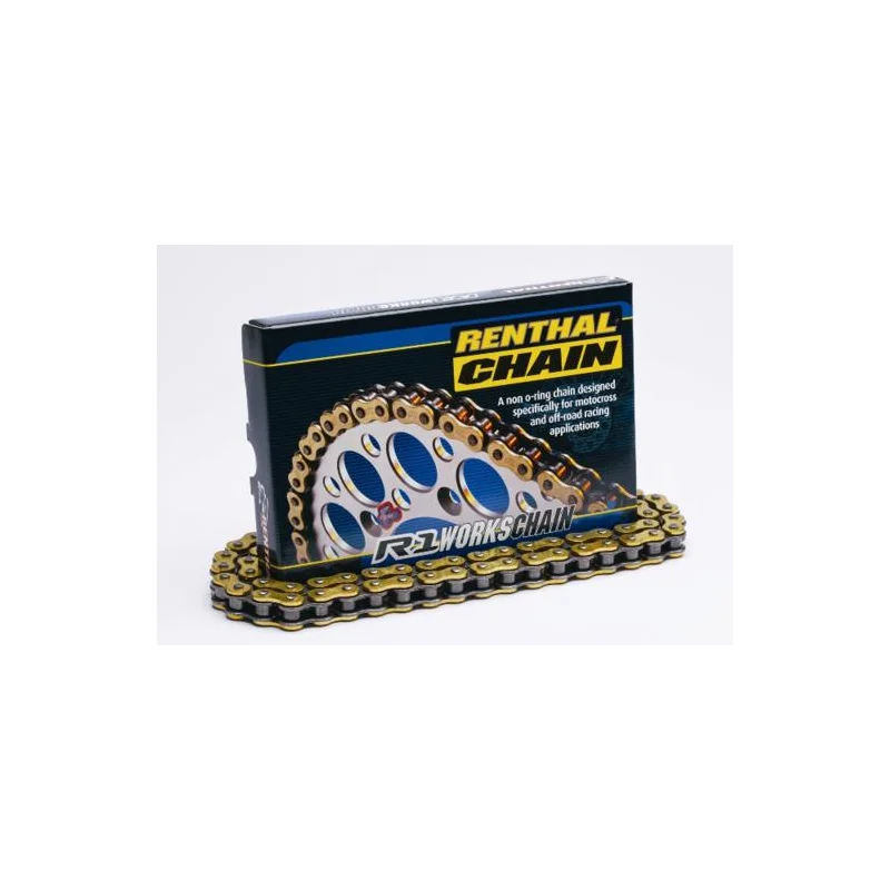 Chain Renthal R1 Works 415-112 links C445 Renthal Chains