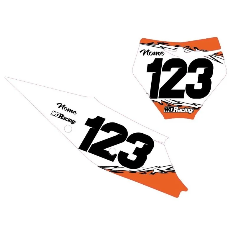 Number plates decal KTM-Extra EXTRA-KTM WD Graphics KTM