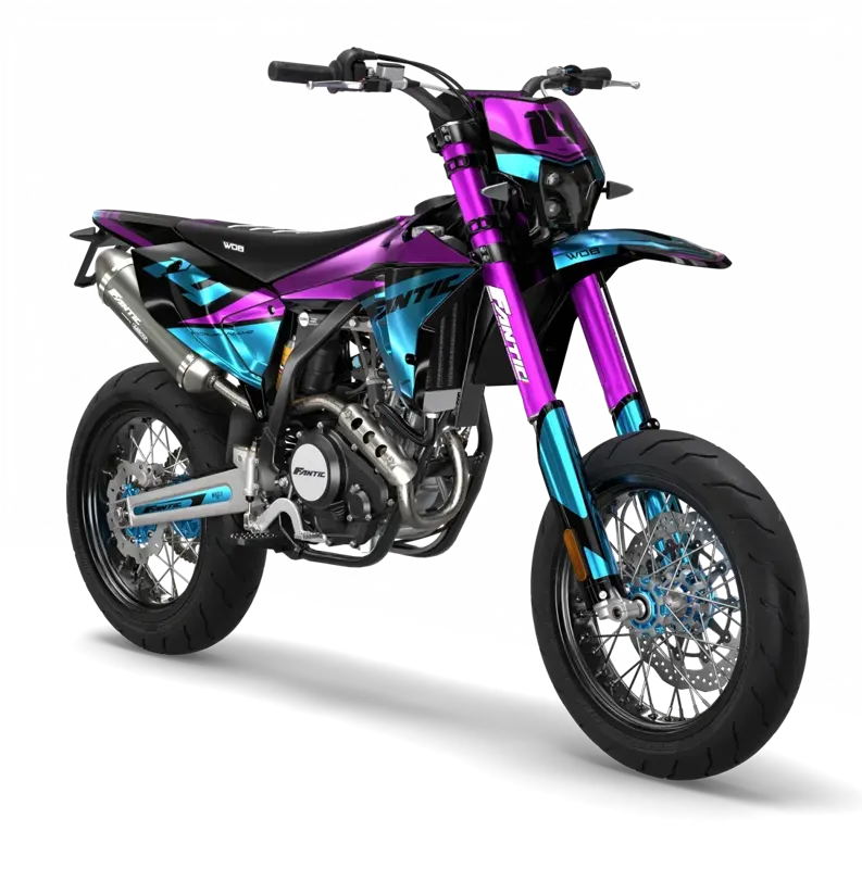 Moto con grafica personalizzata WD Racing