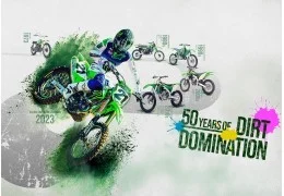 Kawasaki presenta le versioni 50th Anniversary delle sue KX450/250