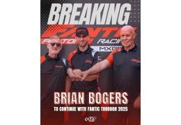 Fantic e Brian Bogers insieme anche nella prossima Stagione