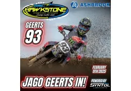 Jago Geerts sarà presente all'Hawstone Park